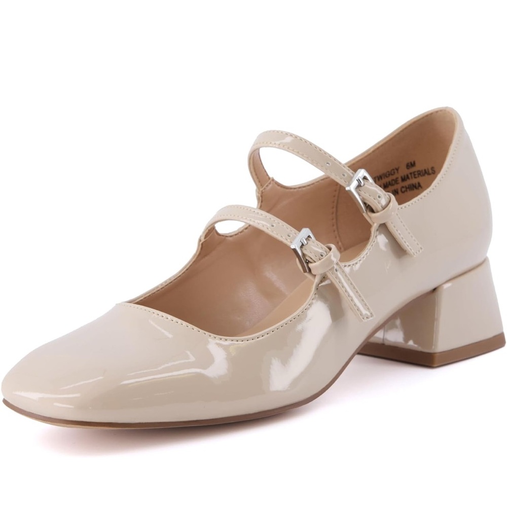 CUSHIONAIRE Women's Twiggy Mary Jane Dress Shoe +Memory Foam